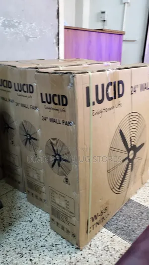 24" Heavy Duty Wall Mounted Industrial Fan - Lucd With Multiple Speed