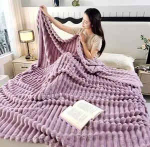 Light Soft Blankets Blue
