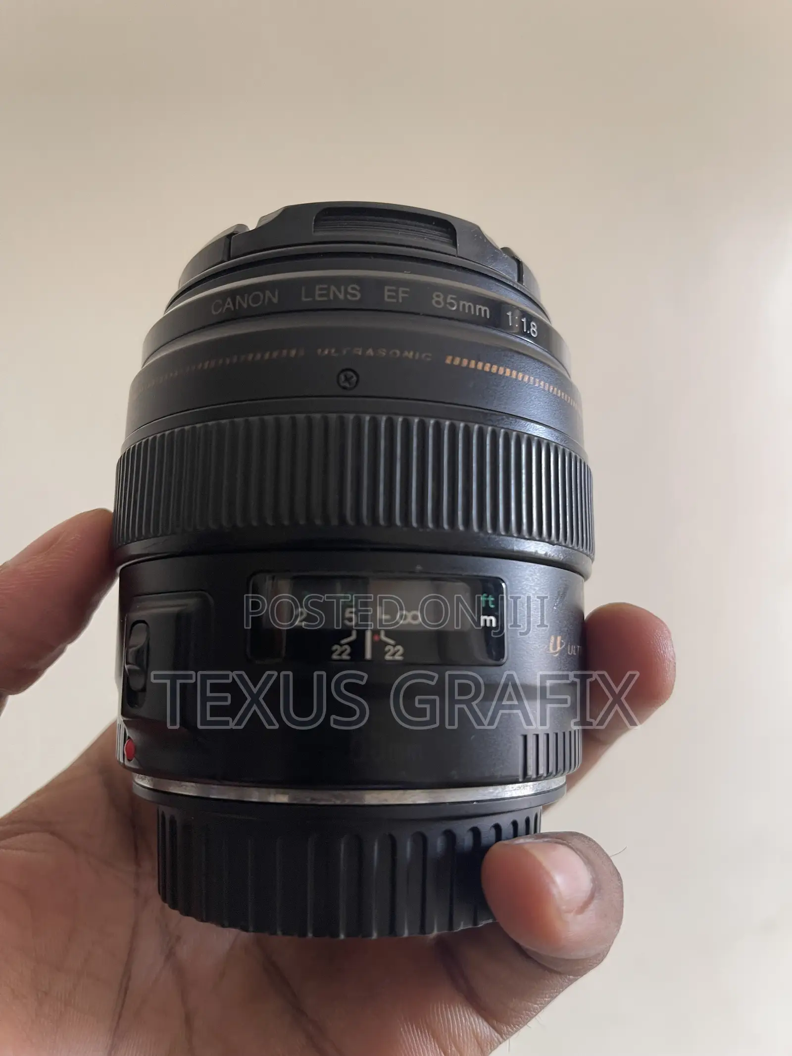 Canon 85mm Lens Ef F1.8