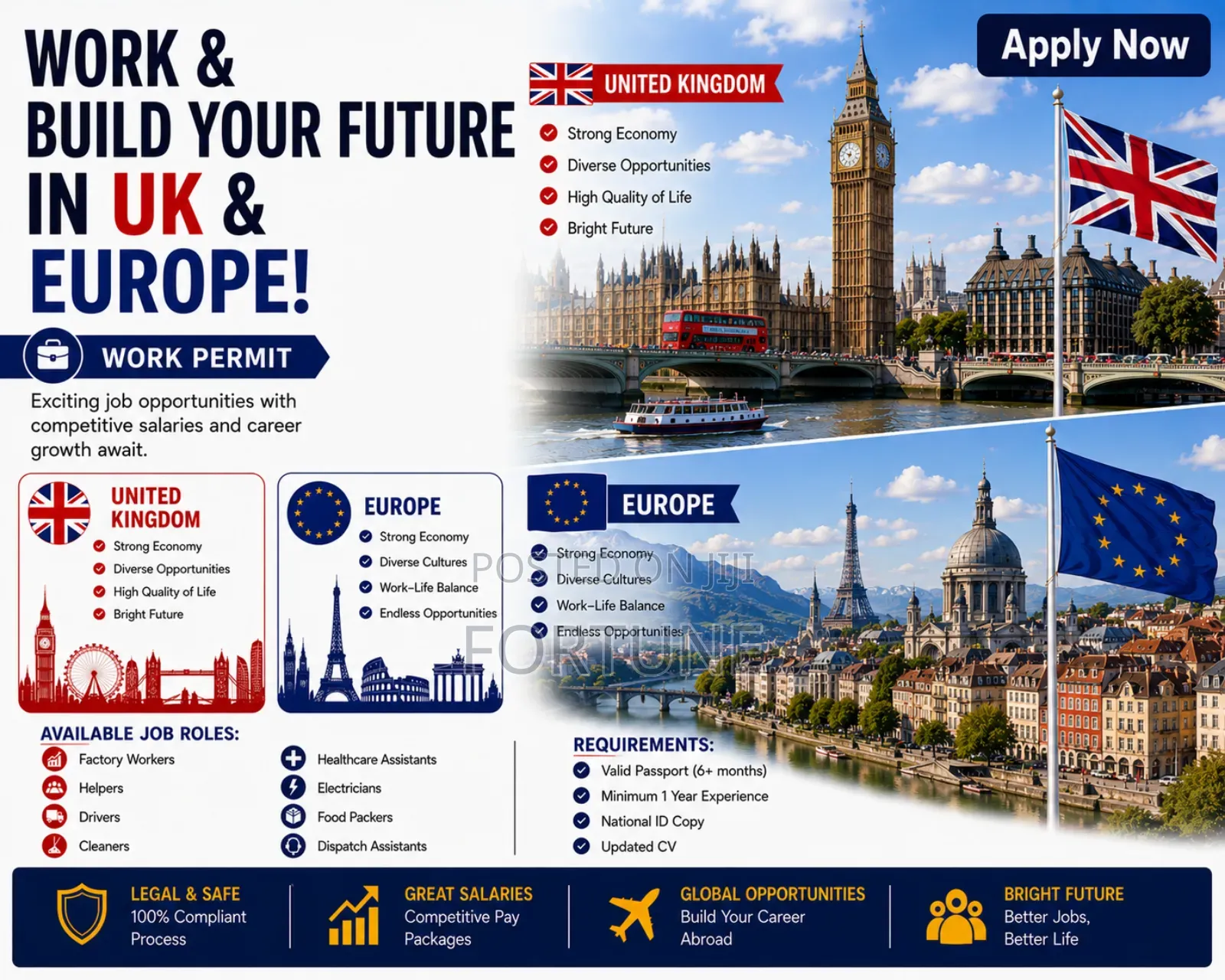 Overseas Work Visa Opportunities