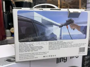 Folding Car Washing Machine 4000mah With Adjustable Nozzle