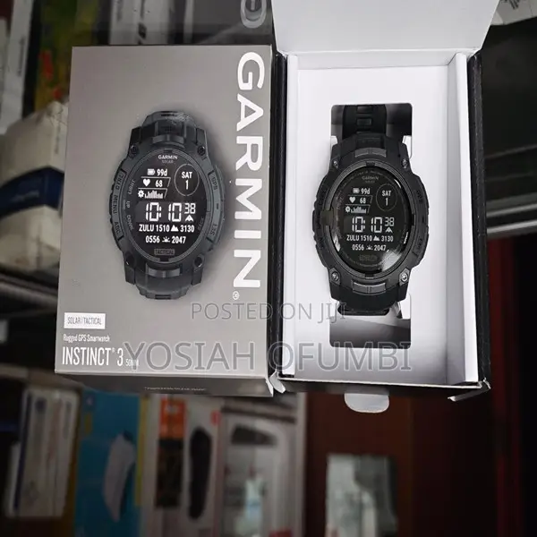 Garmin Instinct 3 50mm Solar Tactical Edition With With Balck Band