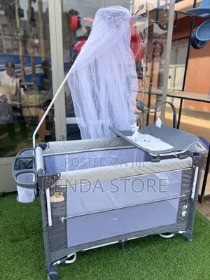 Baby Play Pen Bed – Infant Little Oasis Bed With Netting