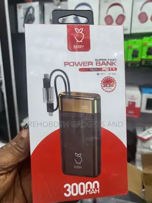 Berry Pb11 30000mah Super Fast Charging Power Bank
