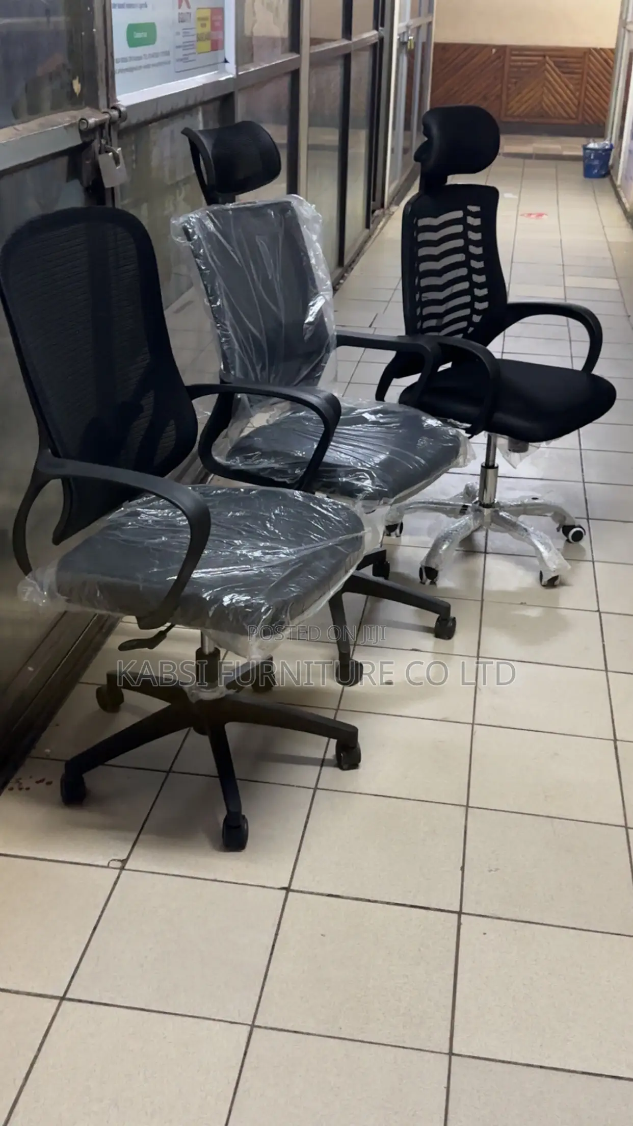 Ergonomic Headrest Office Chair