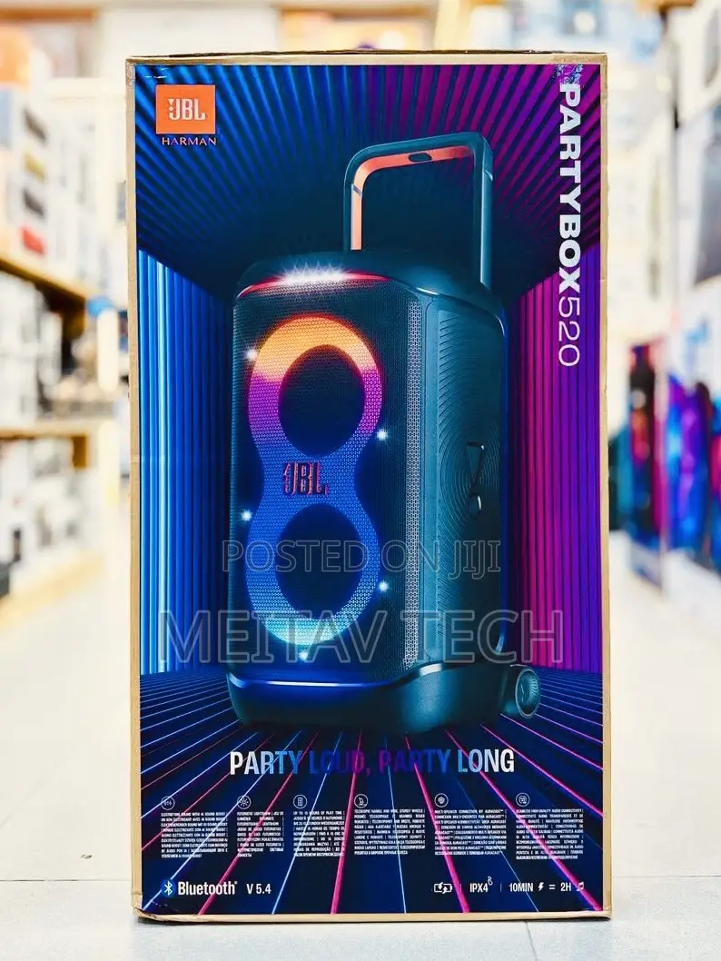 JBL Partybox 520 Portable Bluetooth Party Speaker