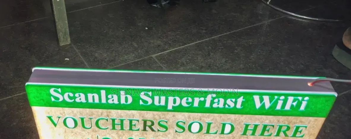 Small Shop Acrylic Sign