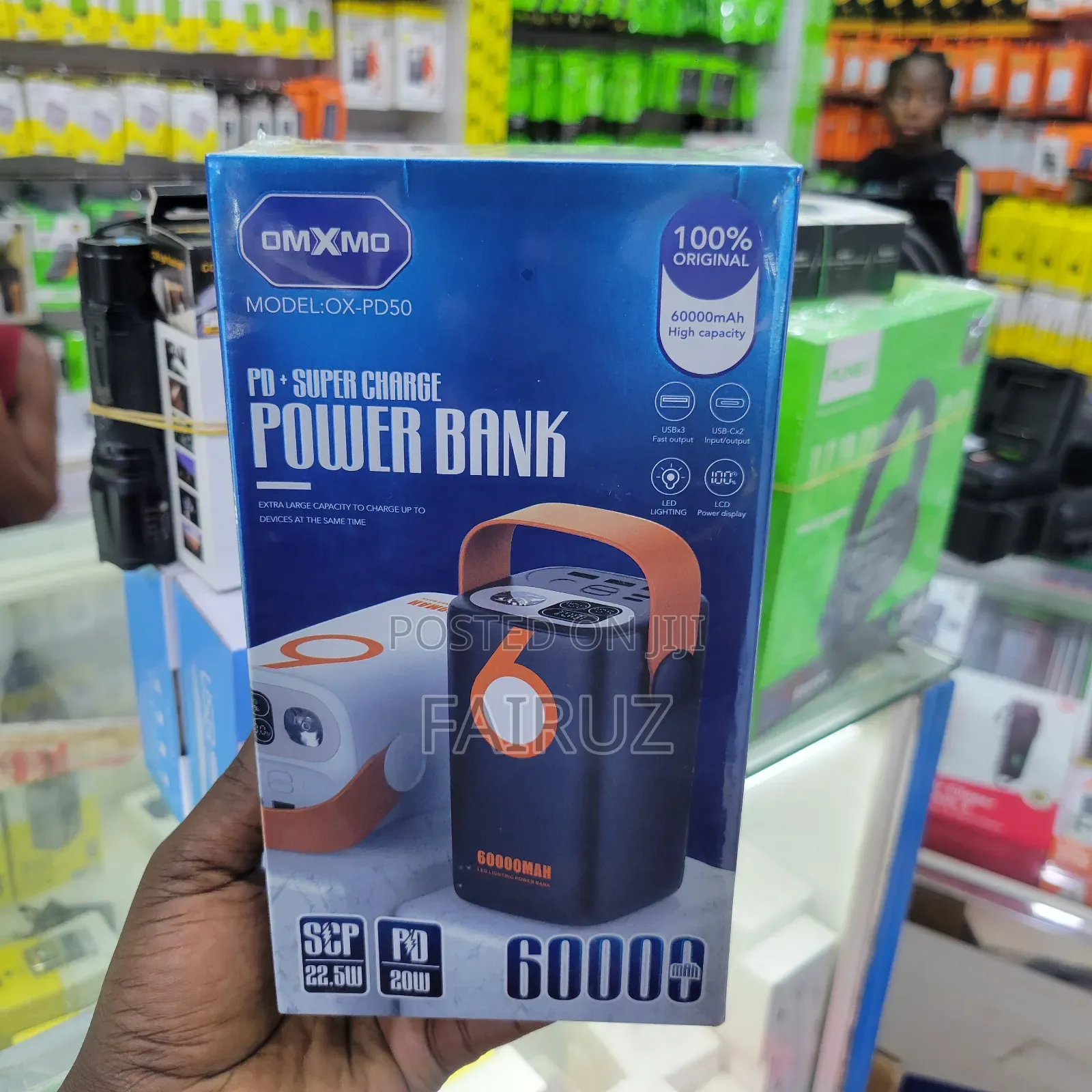 Omoxom Heavy Duty Power Bank 60000mah
