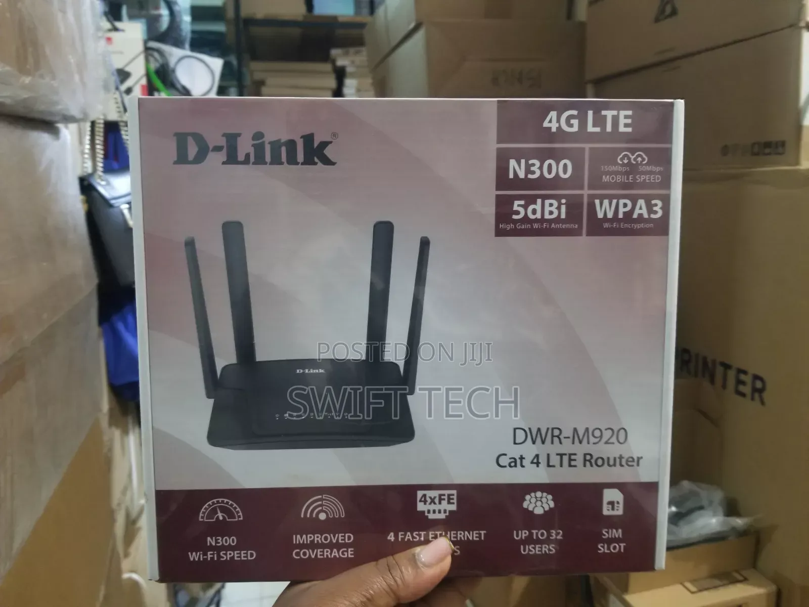 D-Link M920 N300 Cat4 Router