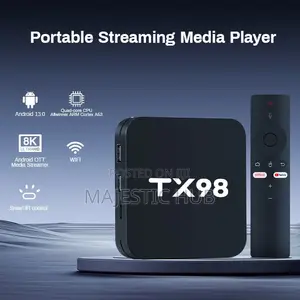 Tx98 Android Smart Tv Box - Ultra Hd Media Player 16gb Ram, 256gb