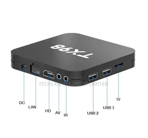 Tx98 Android Smart Tv Box - Ultra Hd Media Player 16gb Ram, 256gb
