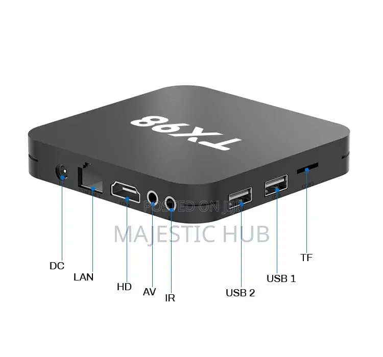 Tx98 Android Smart Tv Box - Ultra Hd Media Player 16gb Ram, 256gb
