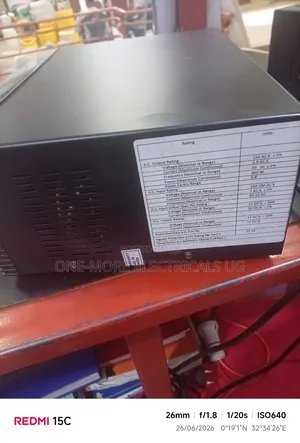 Backup Inverter Charger 1100va/12volts