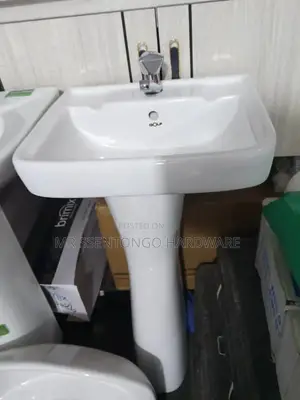 Hand Basin(Full Set)With Angle V,Flexible Tub,Flexible West,Tap Squar