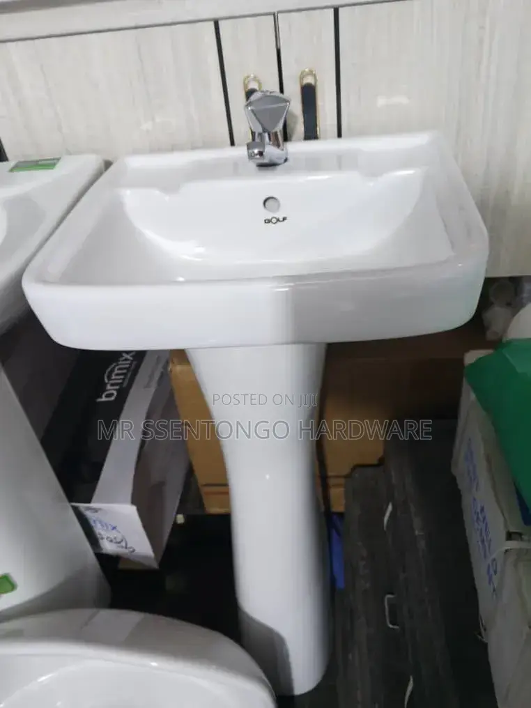 Hand Basin(Full Set)With Angle V,Flexible Tub,Flexible West,Tap Squar