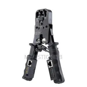 Ethernet Crimping Tool Kit – With Wire Stripper, Cable Tester