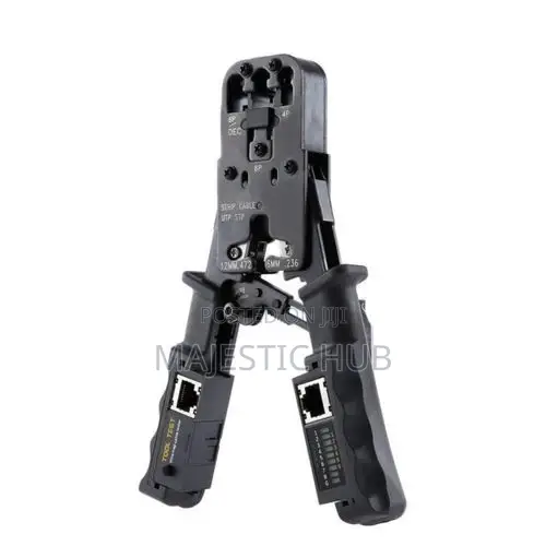 Ethernet Crimping Tool Kit – With Wire Stripper, Cable Tester