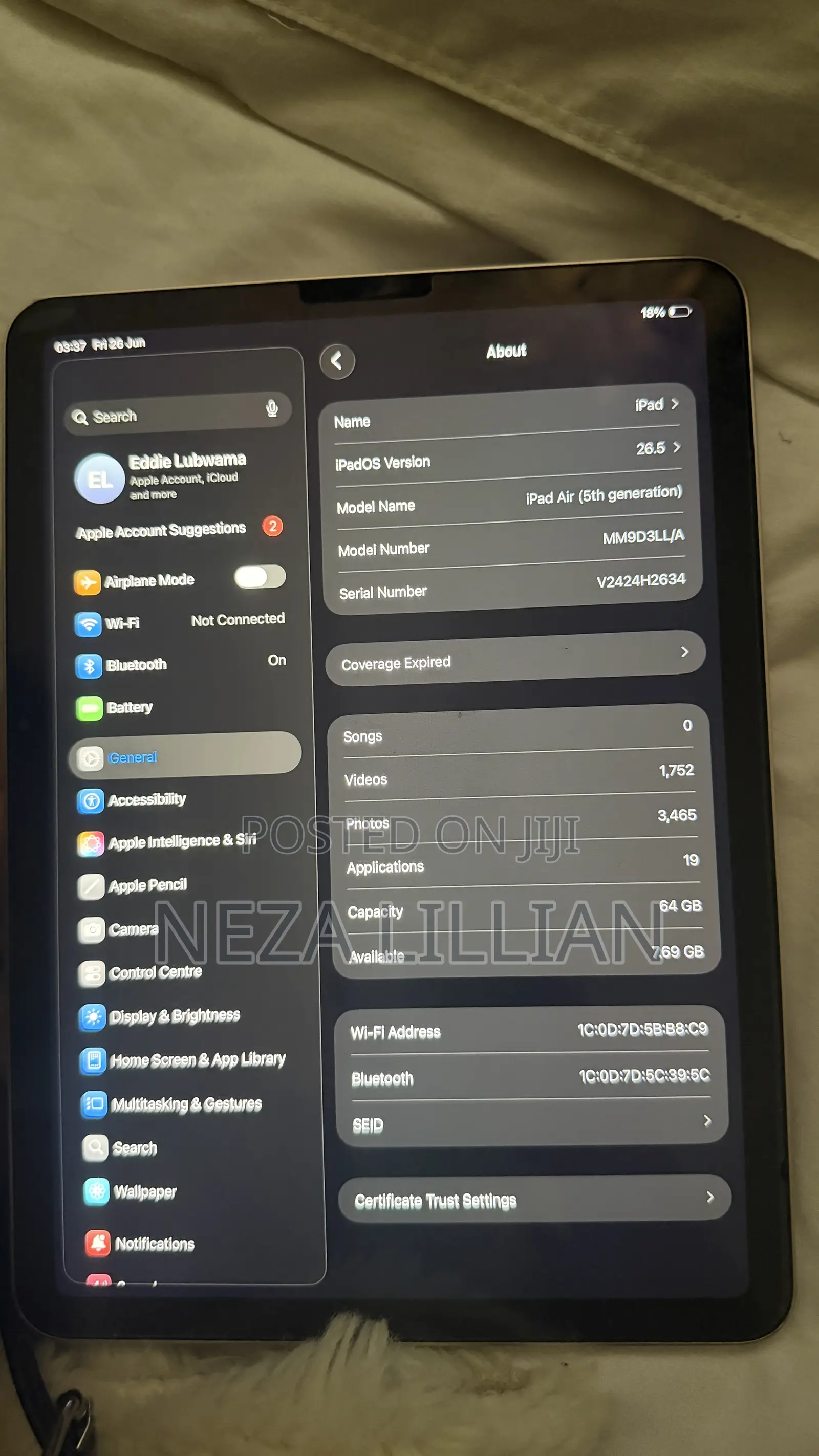 Apple iPad Air (2022) 64 GB