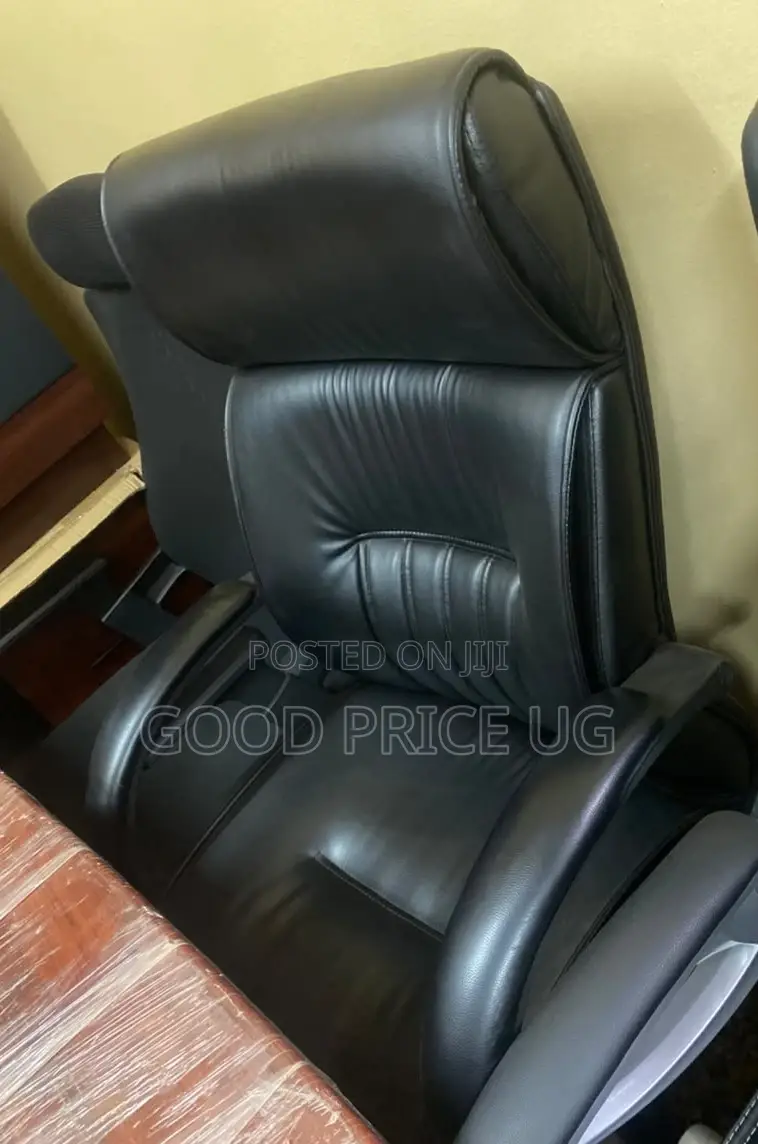 High-Back Executive Leather Office Chair