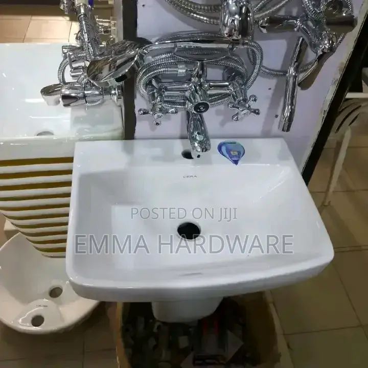 Hand Basin (Completely Set) Medium Size Square Golf Good Quality