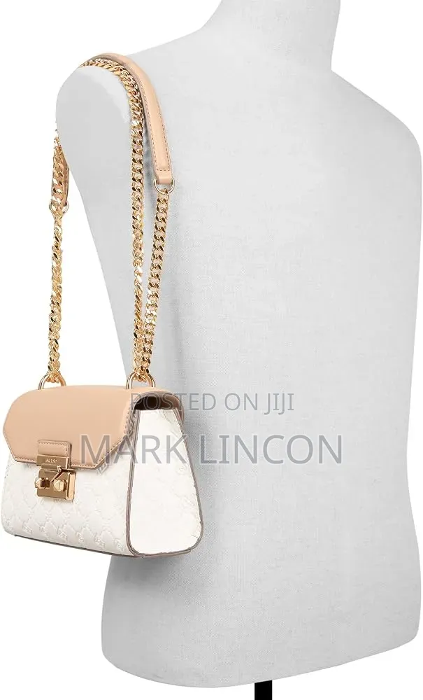 Aldo Crelalle White Shoulder Bag