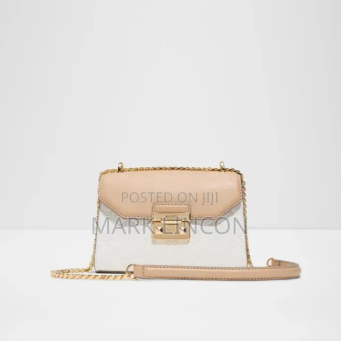 Aldo Crelalle White Shoulder Bag