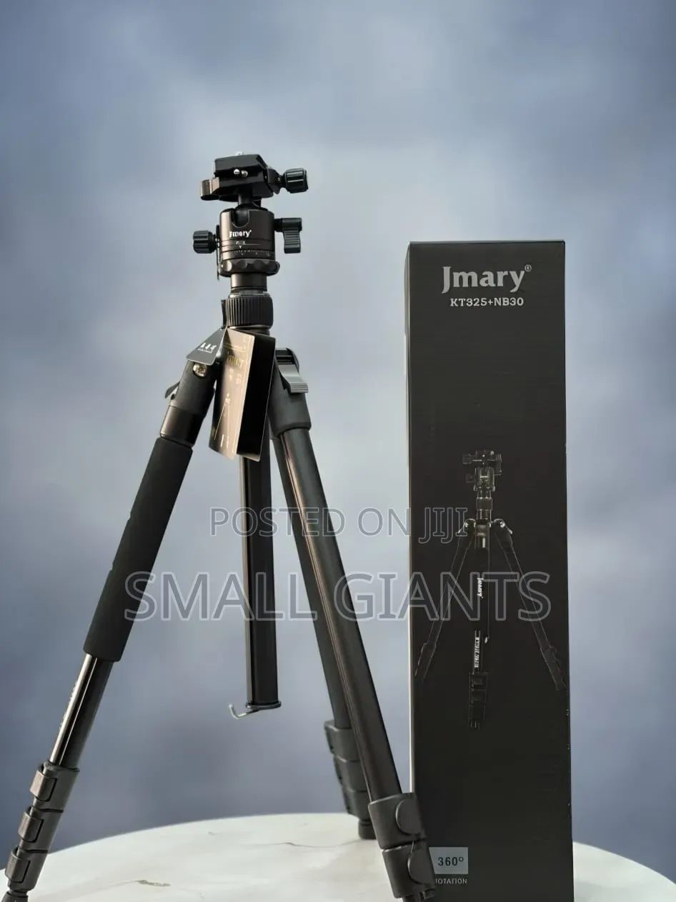 Jmary Kt325+Nb30 Professional Aluminum Alloy Camera Tripod