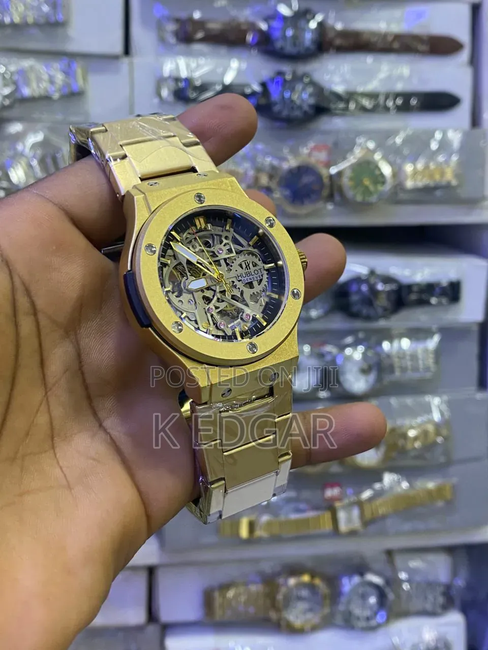 Golden Hublot Watch