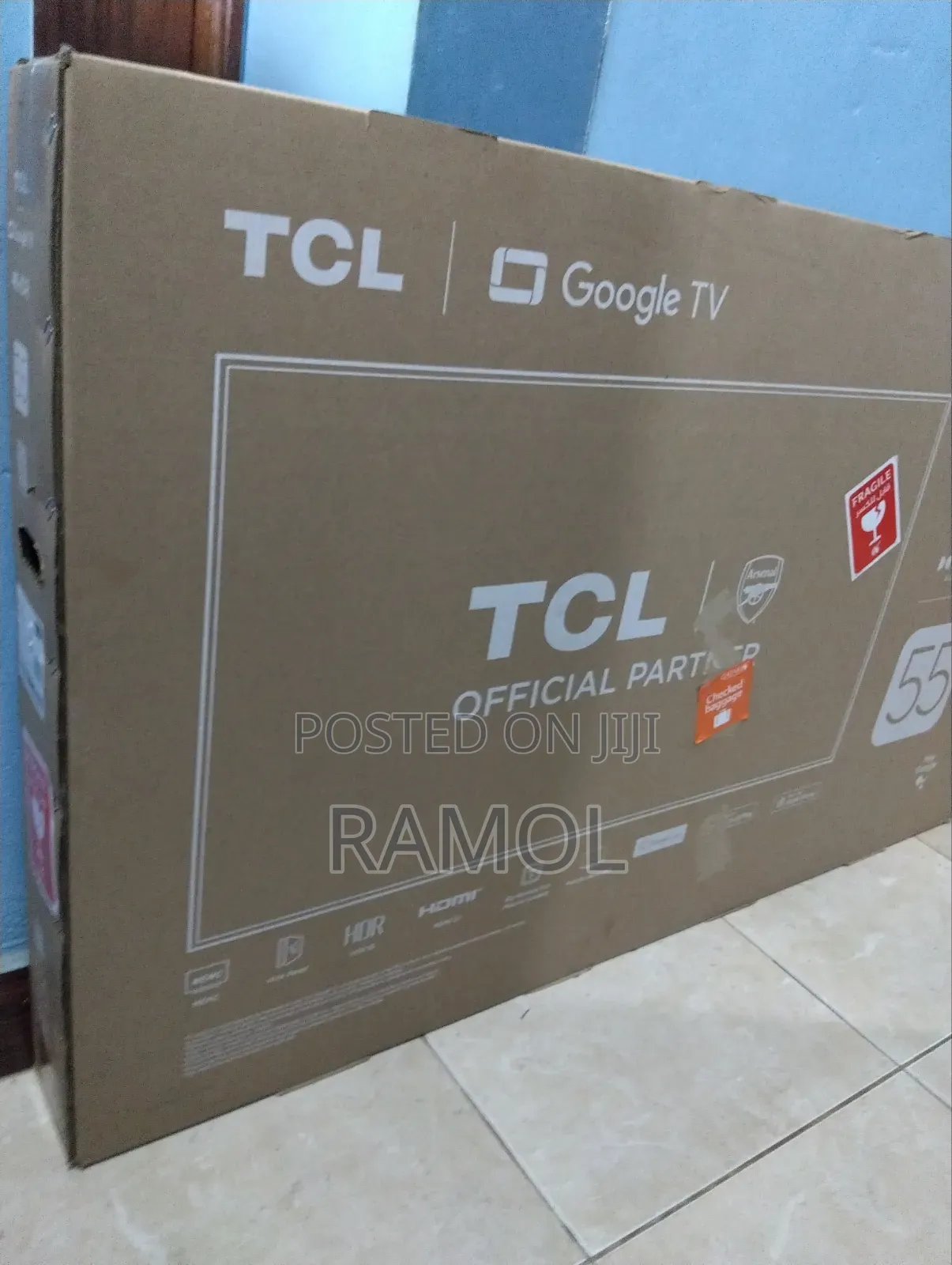New TCL Google Smart HDR TV 55"