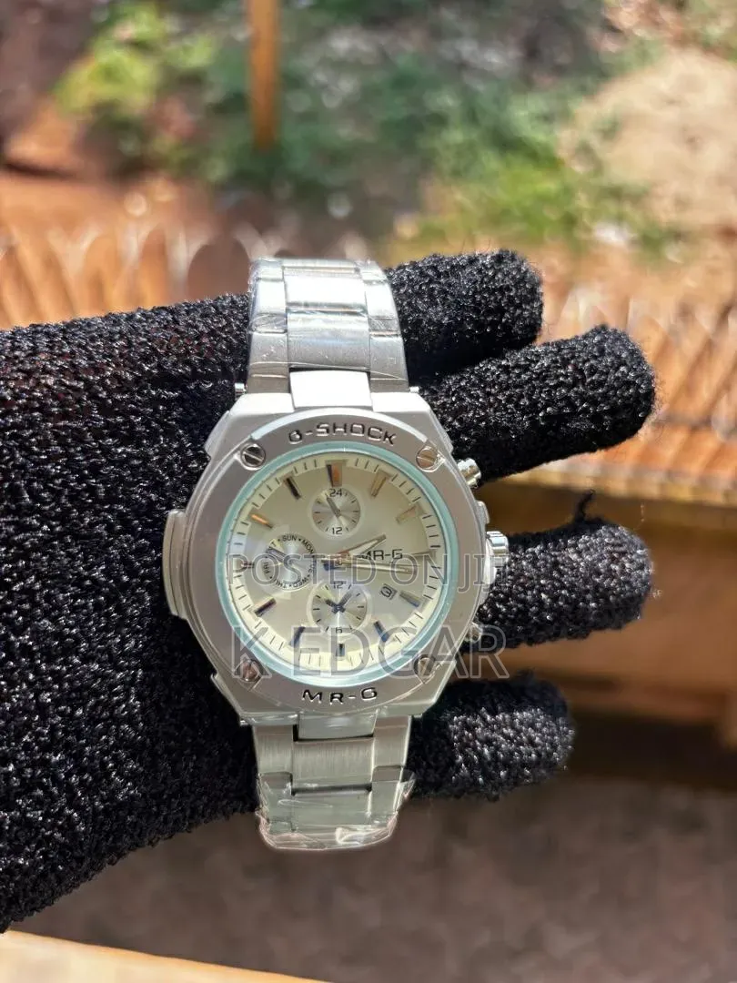 Silver G Shock Watch