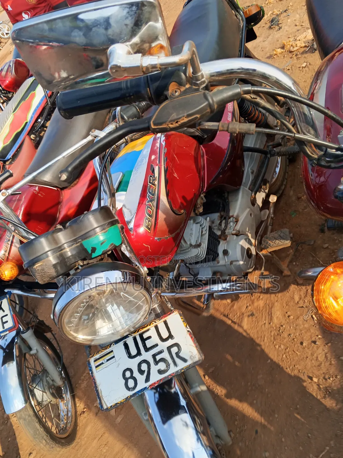 Bajaj Boxer 100 2017 Red