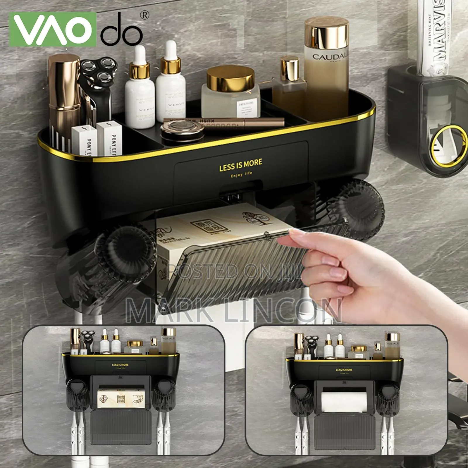 Wall- Mounted Toothbrush Holder