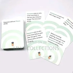 Let's Go Drink Game Cards