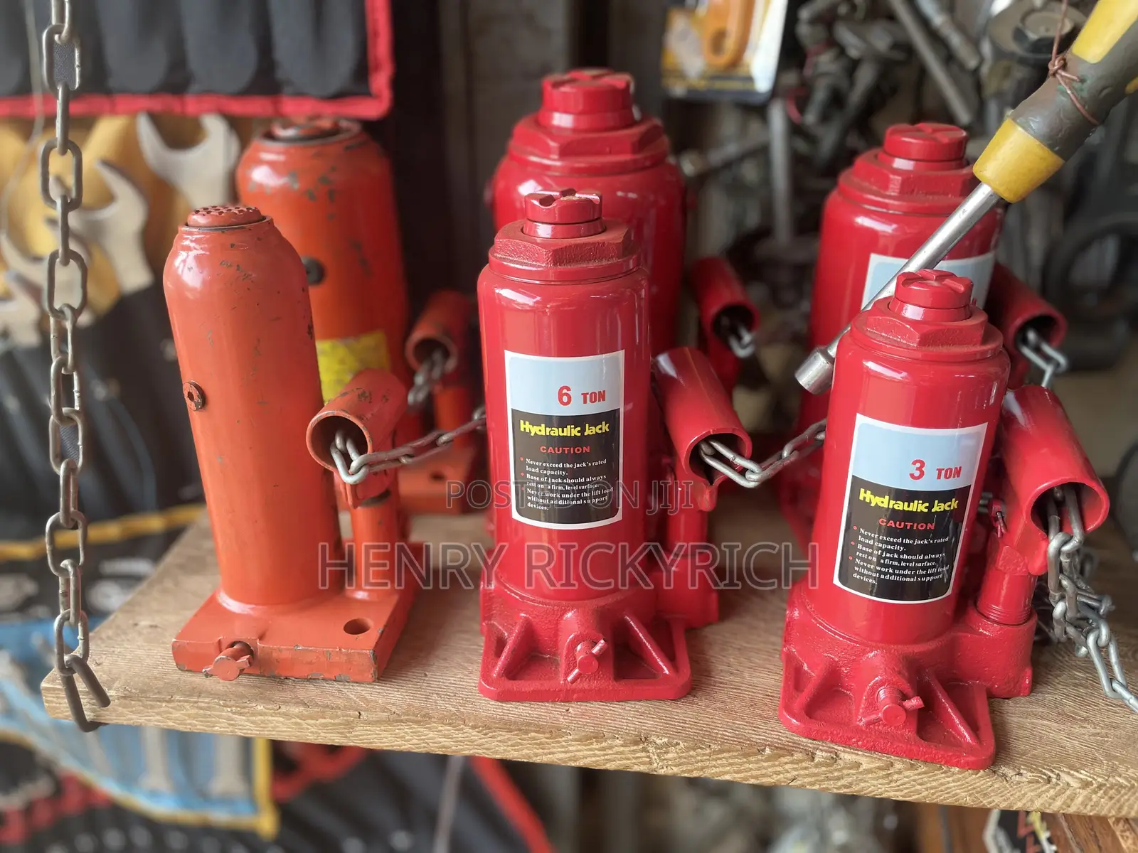 Hydralic Jacks All Tons