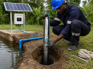 Solar Water Pump 7500w 250m Deep Well Borehole Ac/Dc 550v