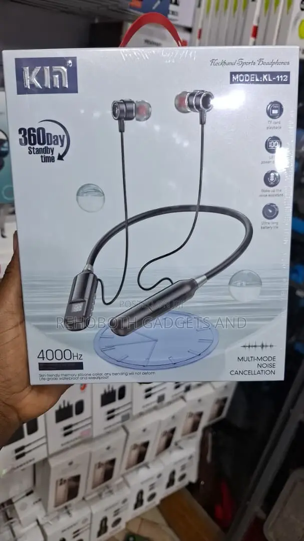 Kin Kl-112 Long Battery Life Wireless Neckband Headphones