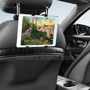 Car Headrest Mount Is Designed to Hold Tablets and Smartphones.