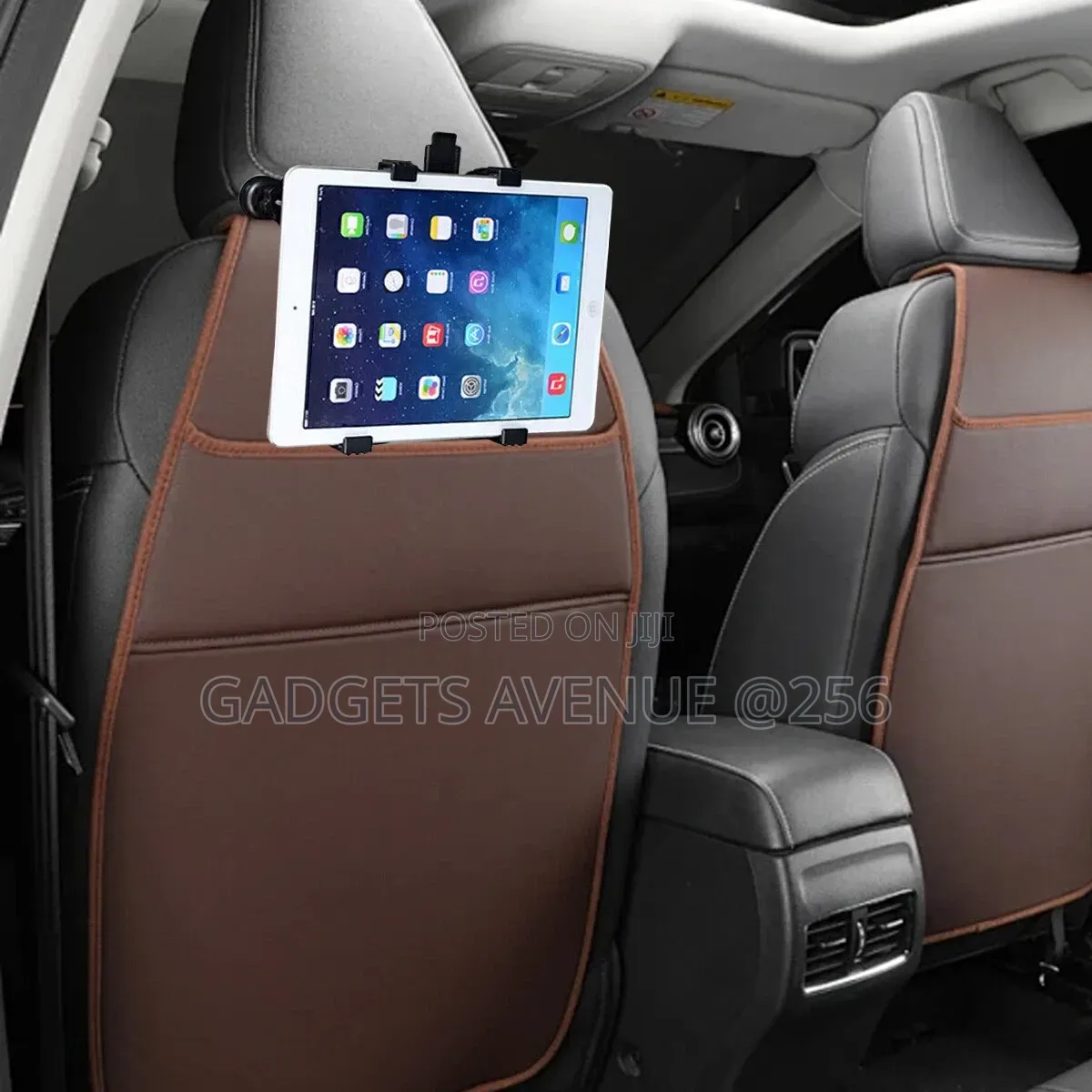 Car Headrest Mount Is Designed to Hold Tablets and Smartphones.