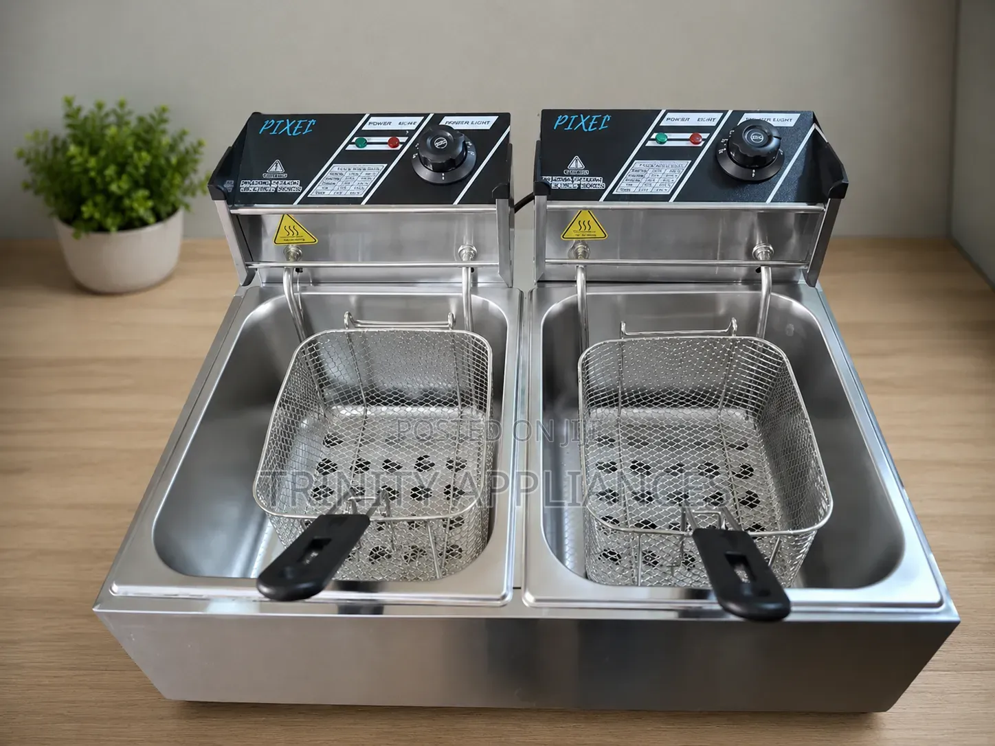 Pixel 12 Litre Dual Commercial Deep Fryer