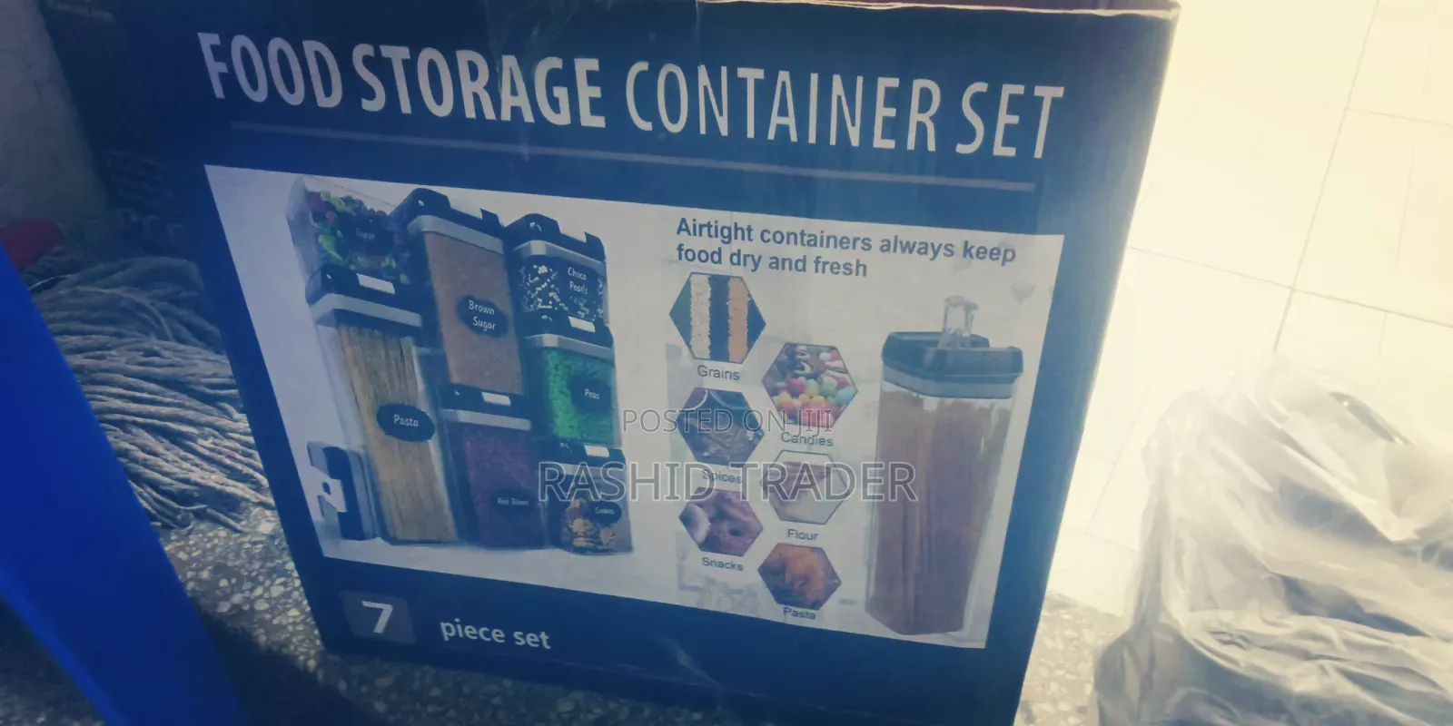 7 PCS Food Storage Containers