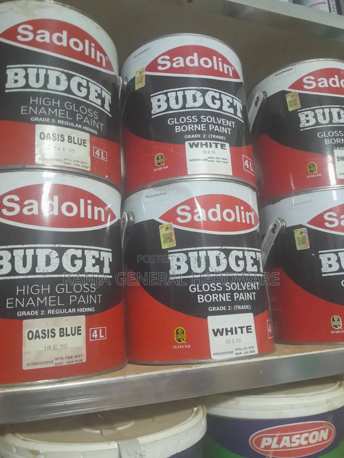 Budget Gloss Paint 4liters