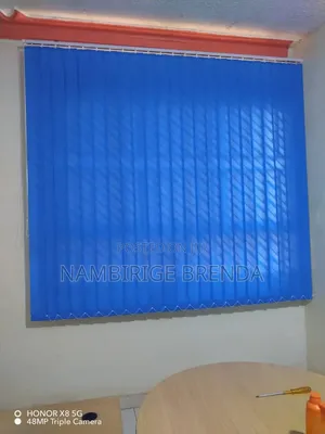 Office Blinds in Dark Blue