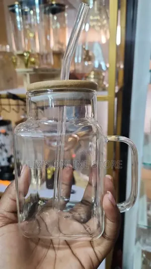500ml Square Glass Drinking Mug