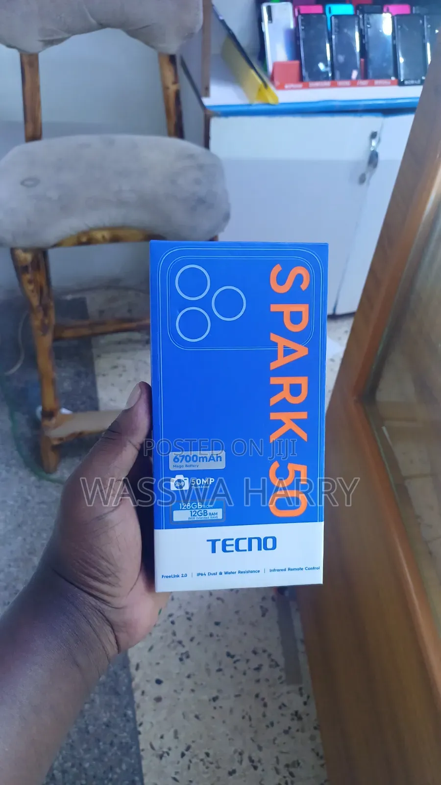 New Tecno Spark 50 128 GB Black