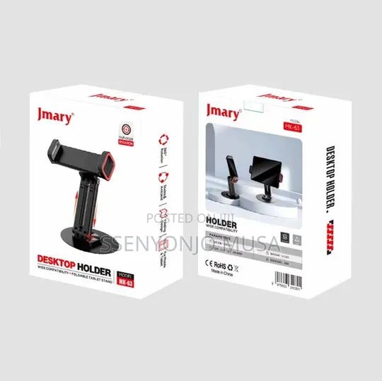 Jmary Mk-63 Adjustable Foldable 360° Rotating Phone Tablet Stand