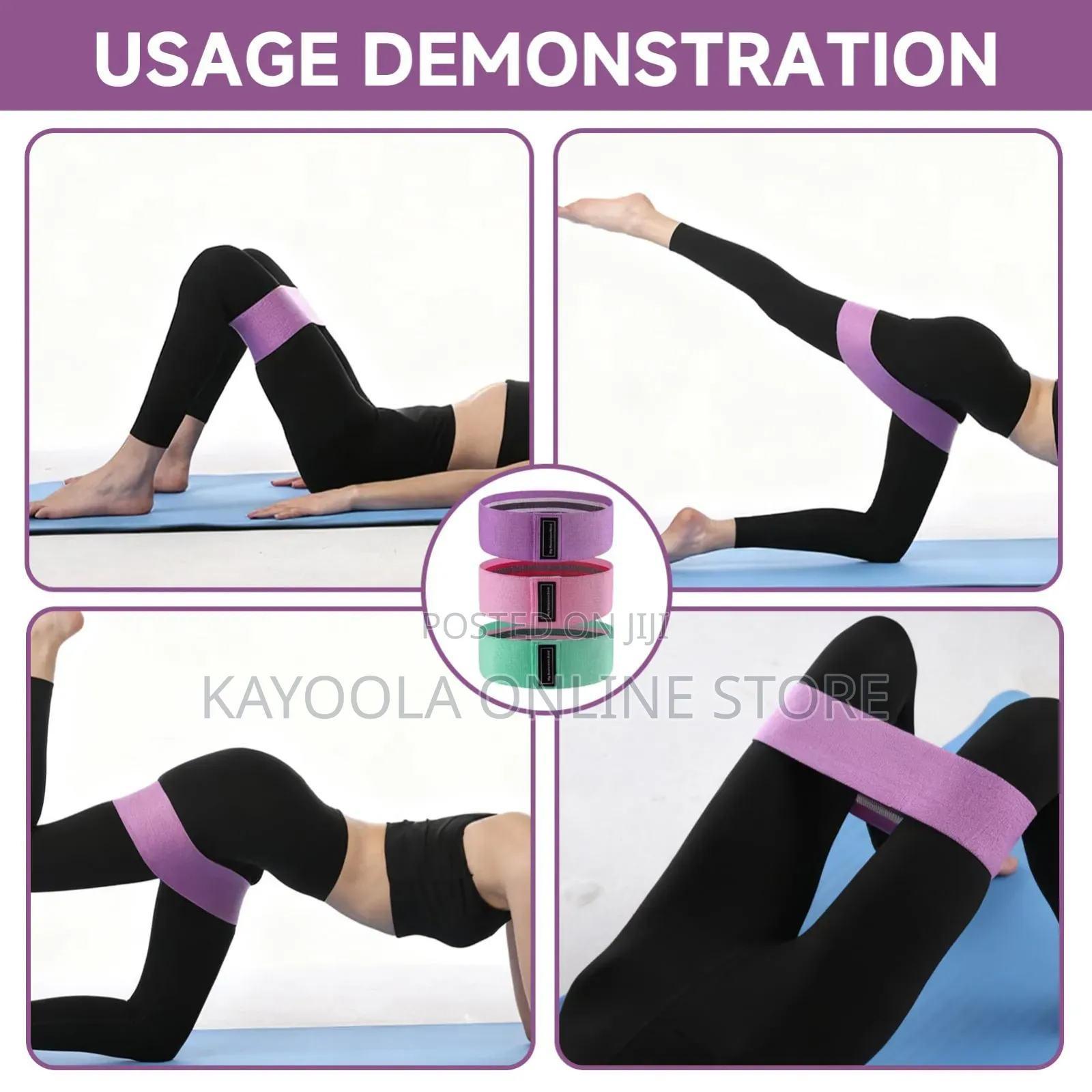 3 Pack Fitness Resistance Band