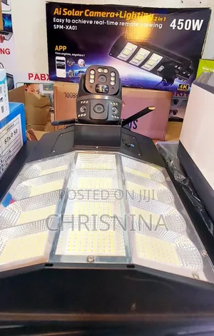 Brand New 450w Ai Solar Camera + Lighting 2-in-1 (Spm-xa01)