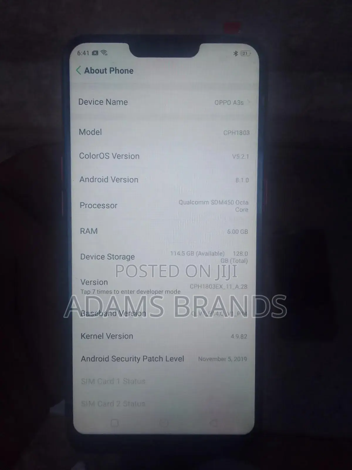 New Oppo A3 64 GB Blue