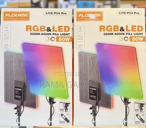 Plokama Live-P24 Pro RGB Led 80w Fill Light Box.