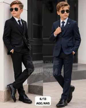Turkey Kids Suit With a Shirt and a Tie